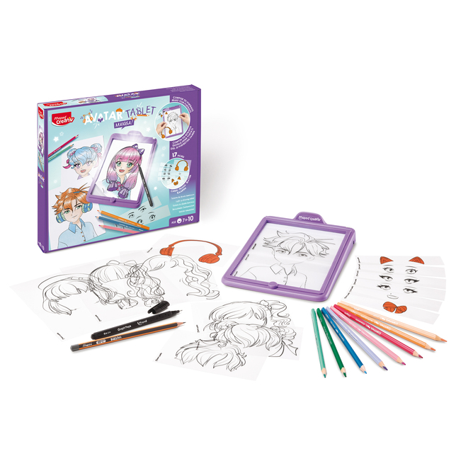 Súprava Maped Creativ Avatar tablet Manga