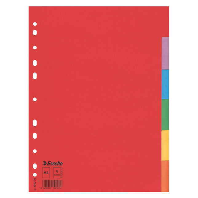Kartónové rozraďovače Esselte Economy