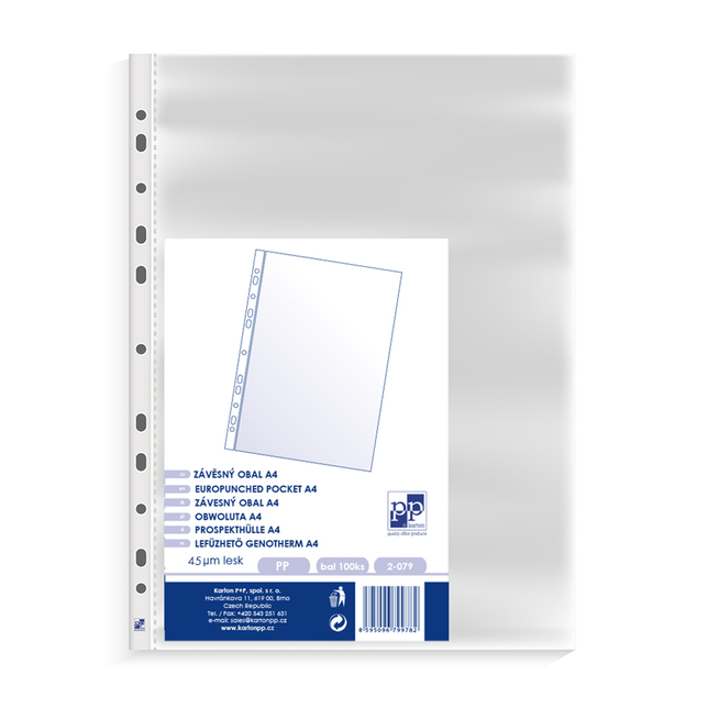 Euroobal A4 matný 40mic. bal. 100ks