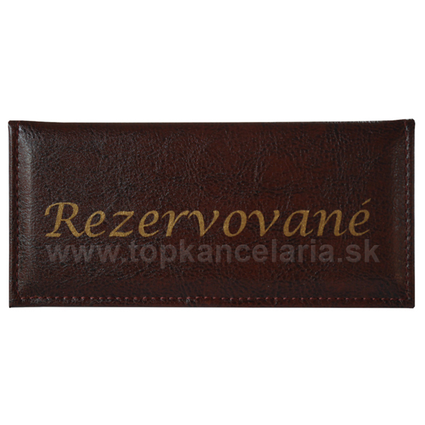 Stojanček Rezervované z eko kože