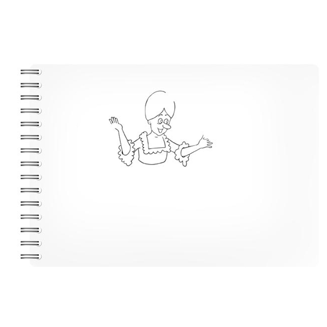 Blok na malovanie vodou rozprávky 4B, 15x19cm so špirálou 5301092