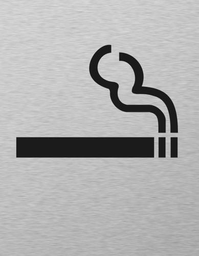 Štítok na dvere strieb.mat. 7x9cm Picto / Fajčiareň