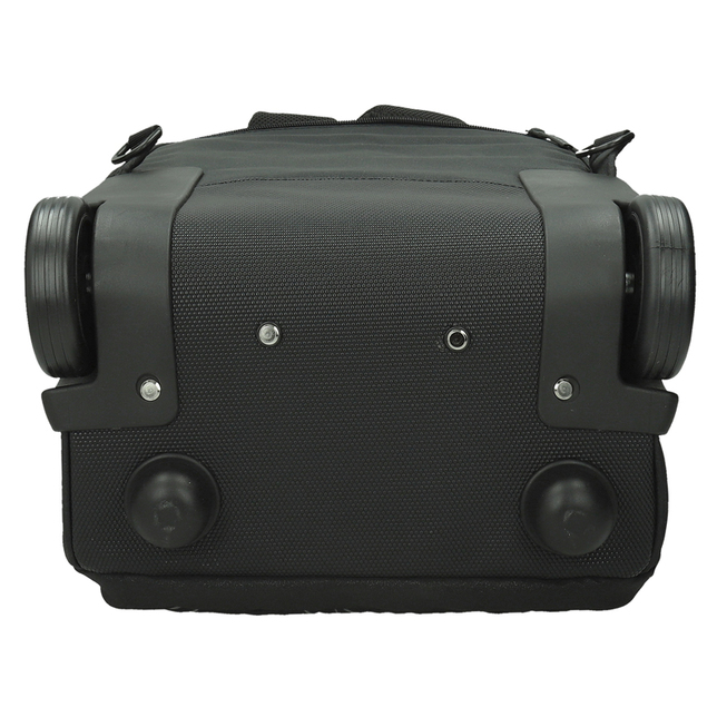 Školská taška na kolieskach UEFA Black 531417