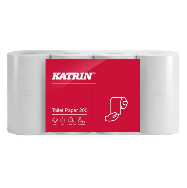 Toaletný papier Katrin Plus 2 vrstvový Super jemný bal. 8ks