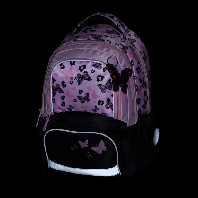 Školský batoh OXY NEXT Butterfly pink