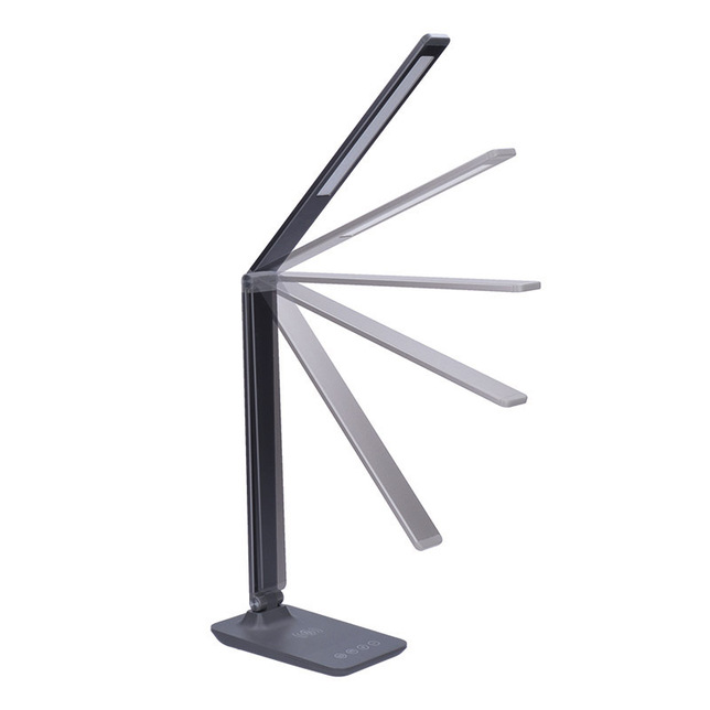 WO55G Led stolová lampa s dotykovým nabíjaním 10W, hliník