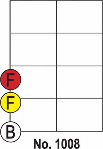 Print etikety farebné Neónové