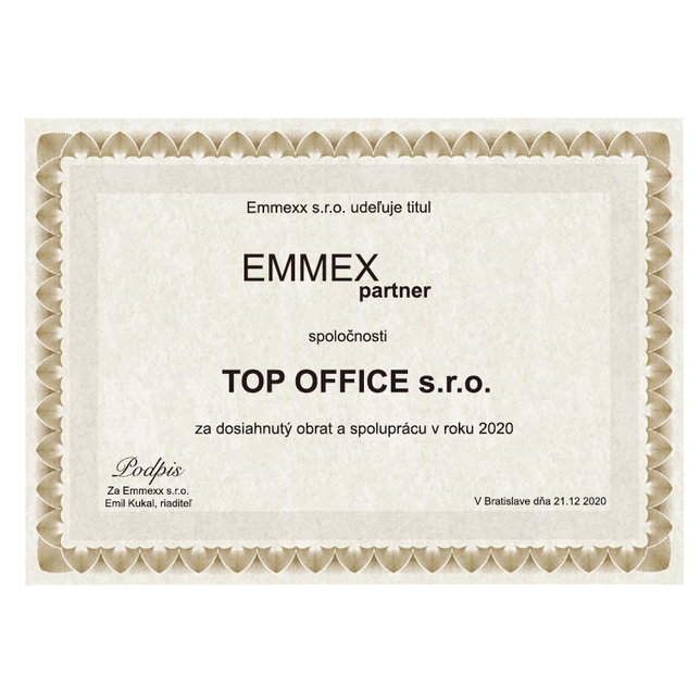 Certifikát Arkady zlatý 170g papier A4/ 25 ks