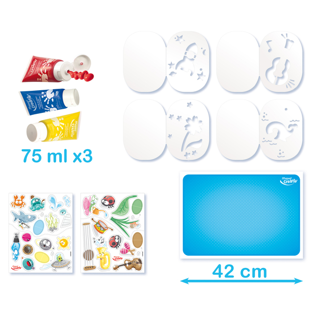 Súprava Maped Creativ Early Age Prstové farby