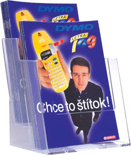 2C160 -A5 voľne stojaci priečinkový stojanček /2 priečinky