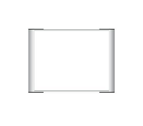 Menovka ku dverám zásuvná Radius/BL