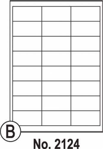 Print etikety biele A4