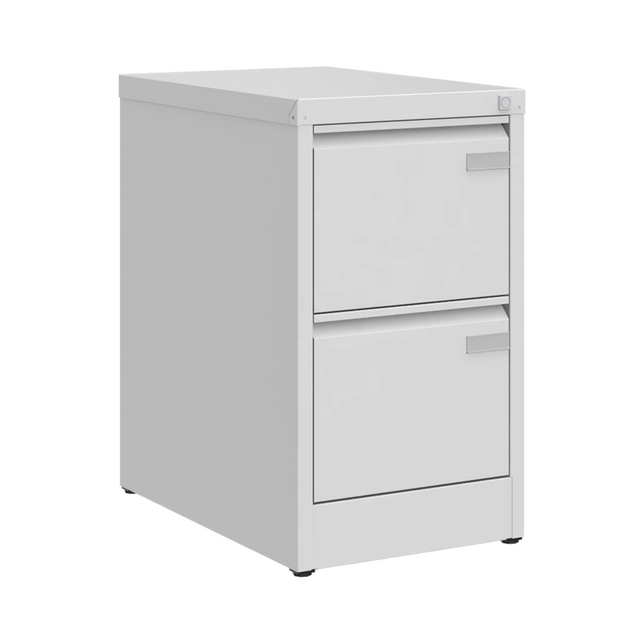 SZK101e zásuvková kartotéka 2 zásuvky A4 širka 41,5cm, šedá