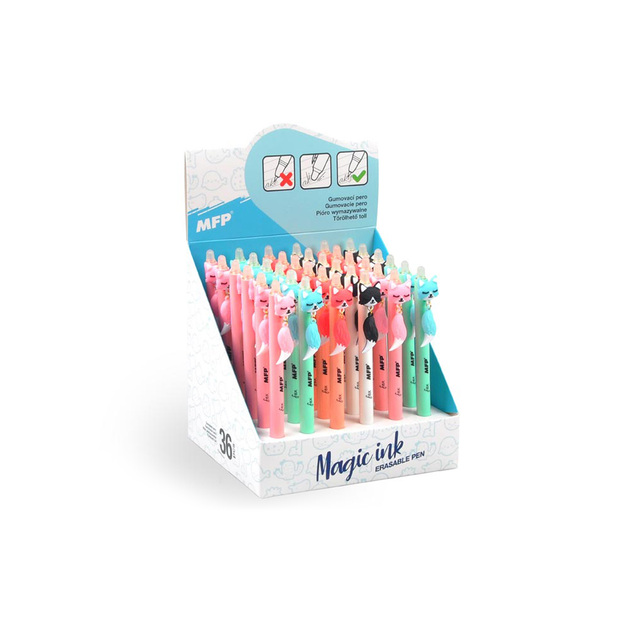 Gumovacie pero Fox, MFP modrá náplň rozne farby 6001187