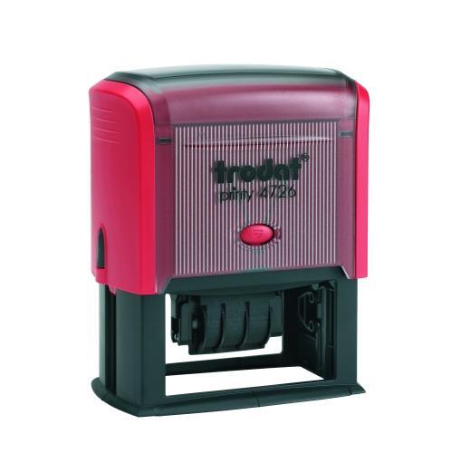 4726ROT čierny dater printy /75x38mm