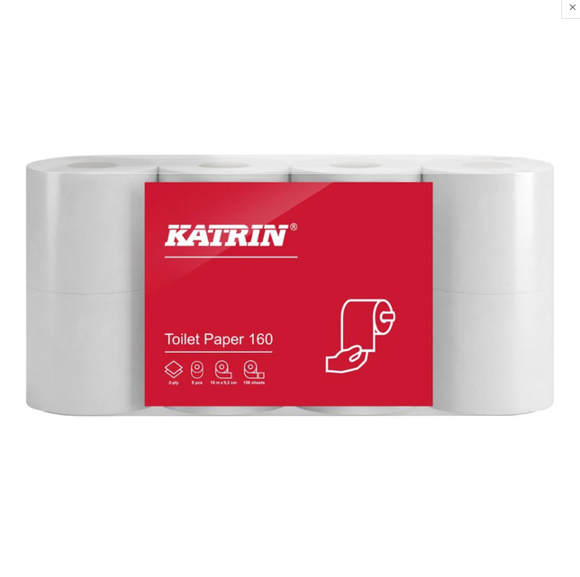 Toaletný papier Katrin 2 vrstvový Super jemný bal. 8ks