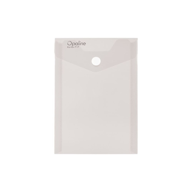 Plastová obálka A6 na výšku s cvočkom Opaline