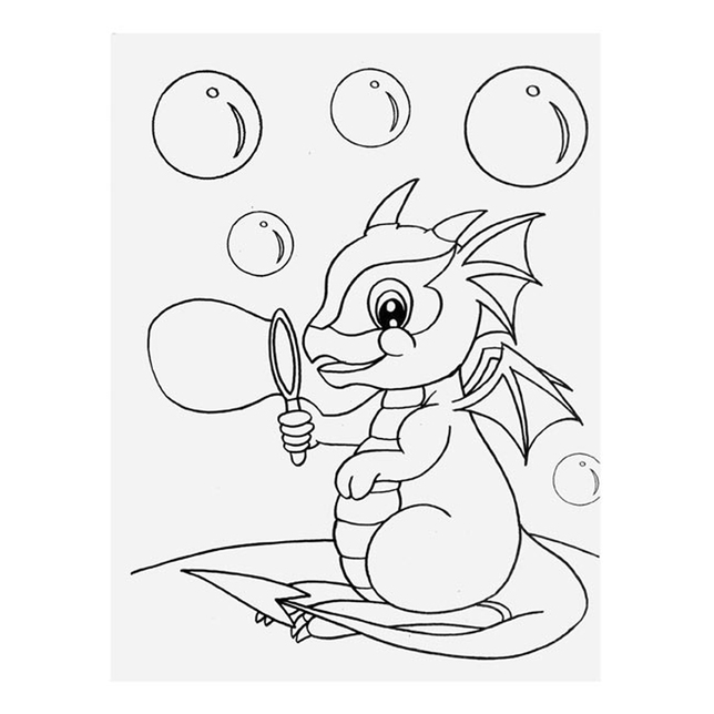 Omaľovánky A4 Draci MFP 5301061