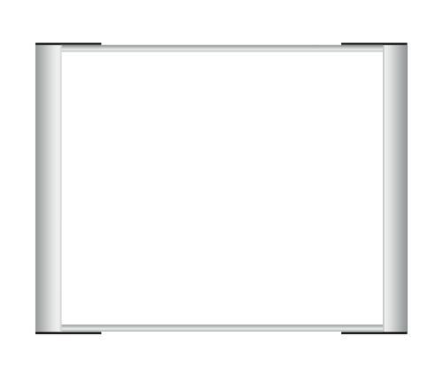 Menovka ku dverám zásuvná Radius/BL