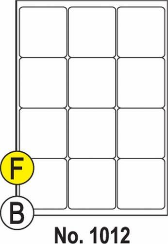 Print etikety farebné Neónové