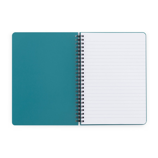 A5-ös Zöld dupla spirálos blokk