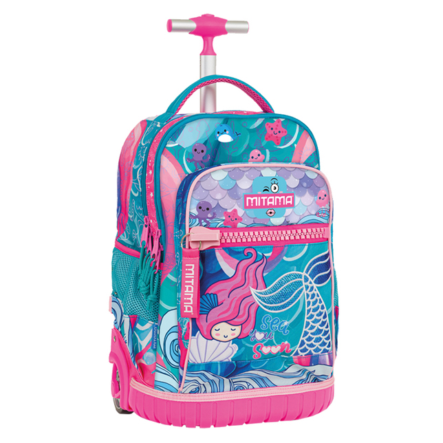 Školská taška na kolieskach MITAMA Ocean Vibes 8529794
