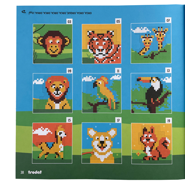 Pixel Stamp ANIMALS zvieratká