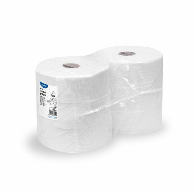 Toaletný papier tissue JUMBO pr.25cm, 2-vrst. s ražbou 240m bal.6ks