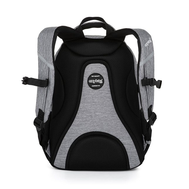 Školský batoh OXY SCOOLER Grey Black