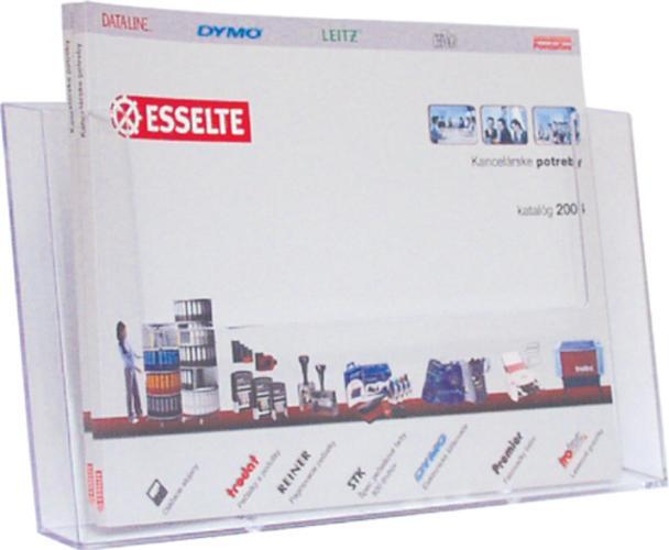 W330 - A4 nástenný stojanček /1 priečinok na šírku