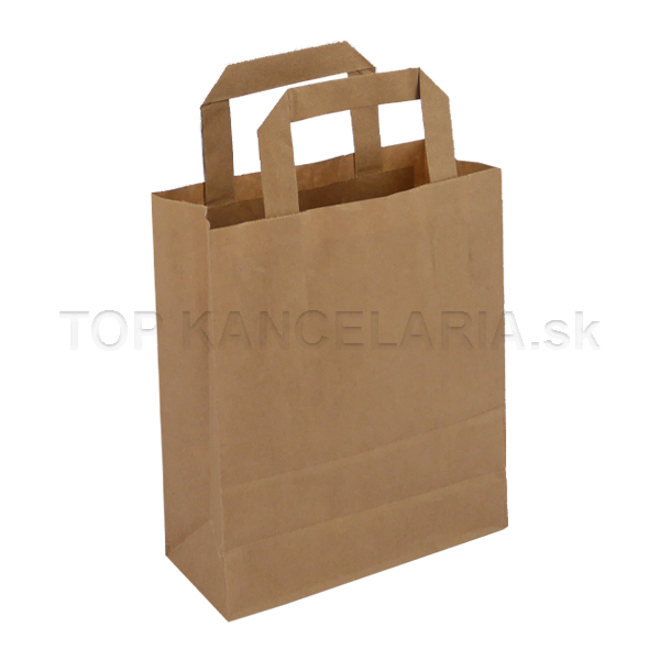 Papierová taška s plochou rúčkou 32x12x41cm