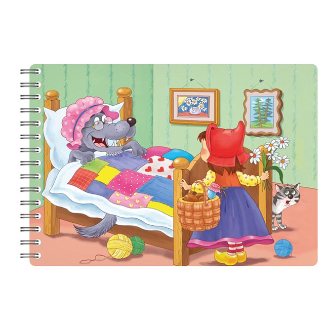 Blok na malovanie vodou rozprávky 4B, 15x19cm so špirálou 5301092