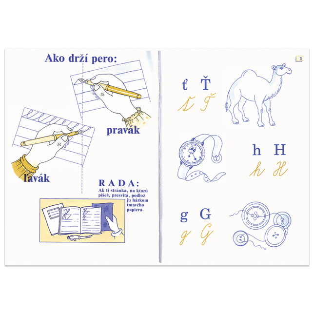 Zošity sada 6ks - Písmenká moji kamaráti A5