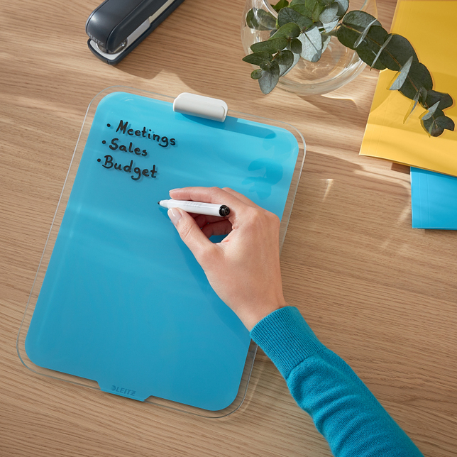 Stolný sklenený flichart Leitz Cosy