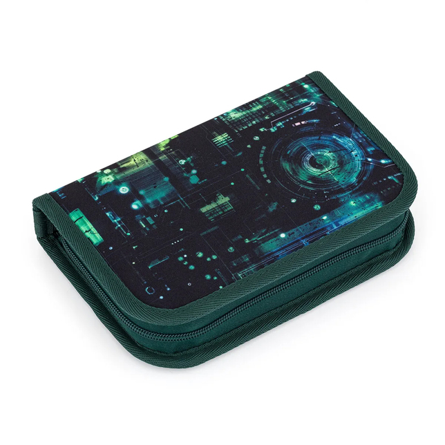 Peračník Topgal PENN 1p. prázdny s 2 chlopňami Digitálny svet zelený 26019