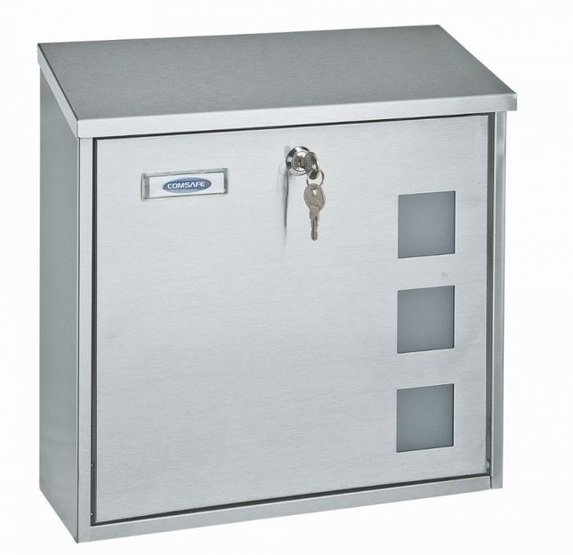 T06048 MURO poštová schránka z nerezu 36 x 36 x 10 cm