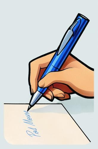 TWIN pero s pečiatkou