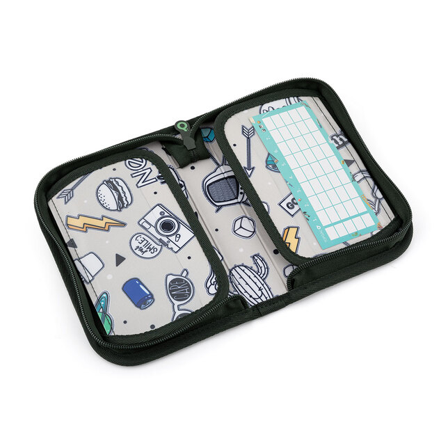 Peračník Topgal PENN 1p. prázdny s 2 chlopňami Maskáč 23040