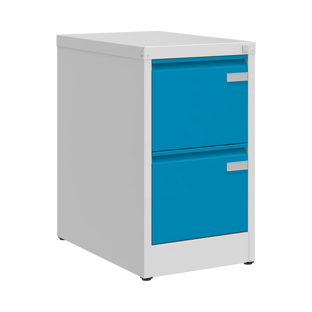 SZK101e zásuvková kartotéka 2 zásuvky A4 širka 41,5cm, šedá