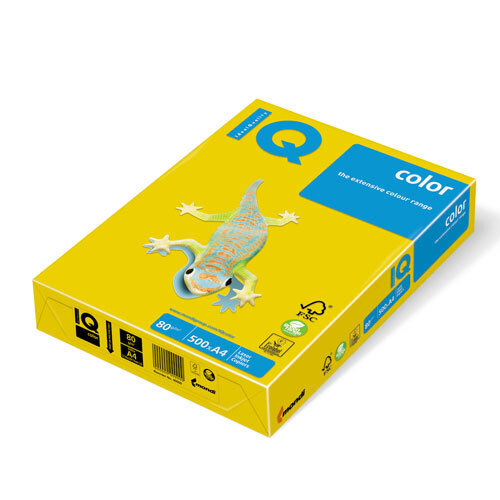 Farebný papier A4 intenzívny 80g IQ color
