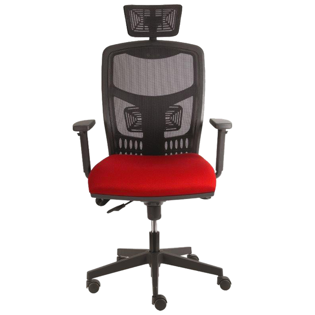 YORK sieť kancelárska stolička červená