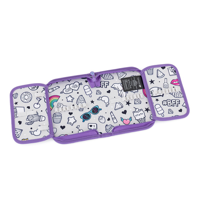 Peračník Topgal PENN 1p. prázdny s 2 chlopňami Pastelové vlny 26009