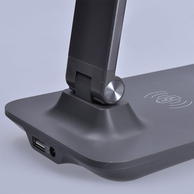 WO55G Led stolová lampa s dotykovým nabíjaním 10W, hliník