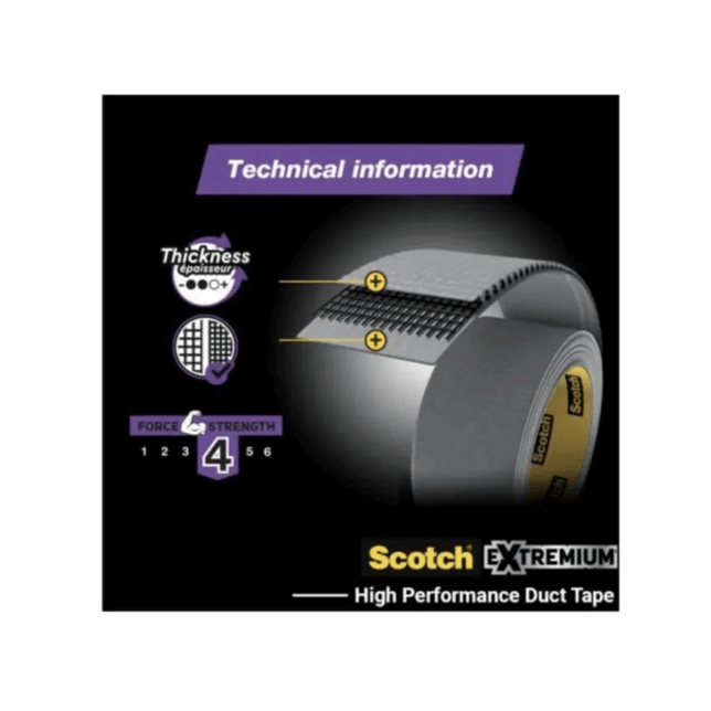 Opravná páska Scotch,Extremium, NO RESIDUE, vysokovýkonná,18,2m x 48mm