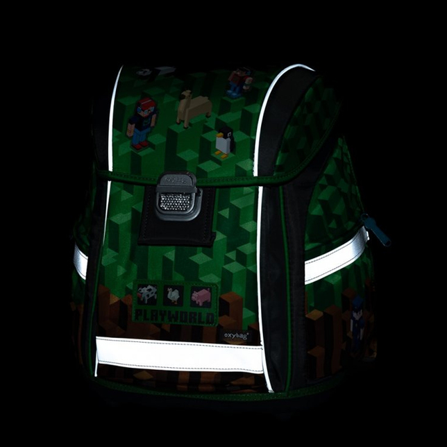 Školská aktovka Prémium LIGHT traktor