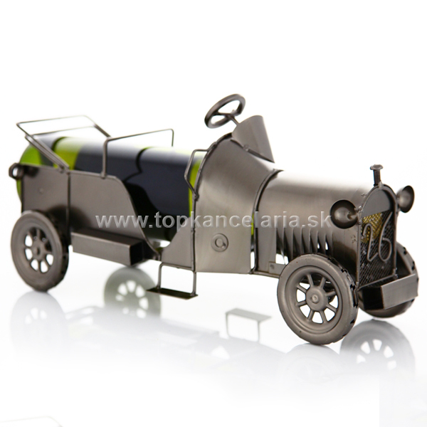 96809 Kovový stojan na víno, motív auto