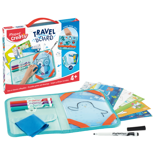 Výtvarný kufrík Maped Creativ Hry a kreslenie so zvieratkami