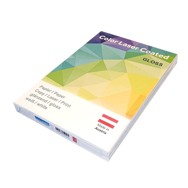 Színes lézeres bevonatos fényes papír A4