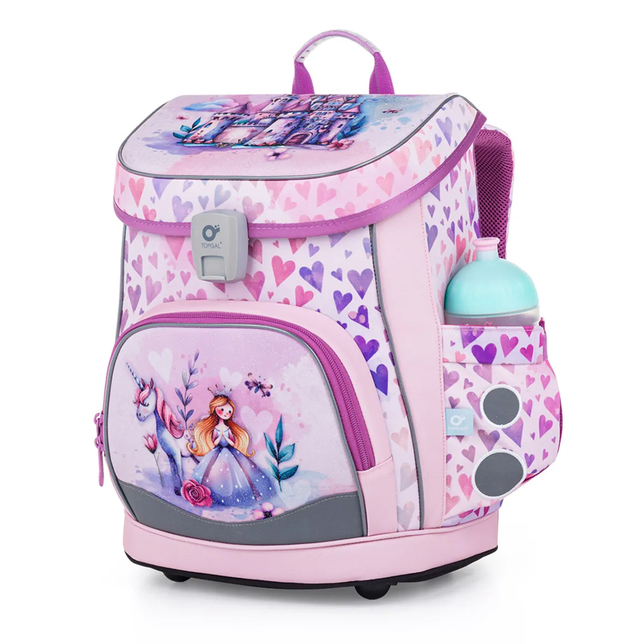 Školská aktovka Topgal DIDI s princeznou a jednorožcom 26001