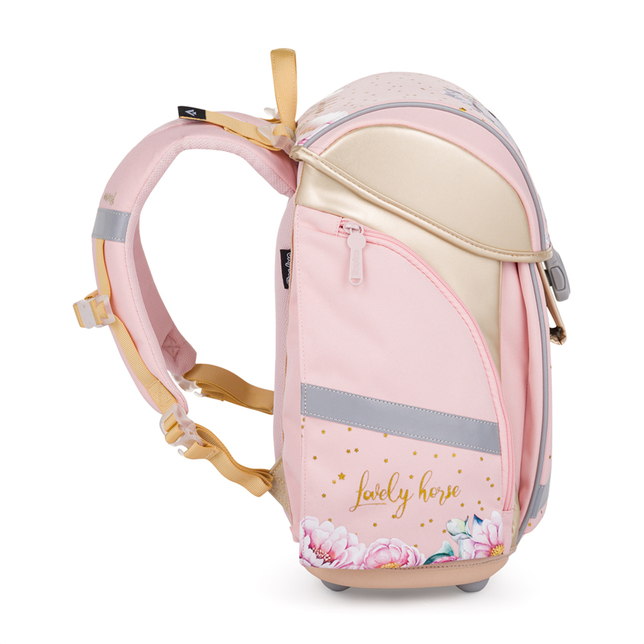 Školský set 3 dielny Prémium zlat. LIGHT kôň romantic